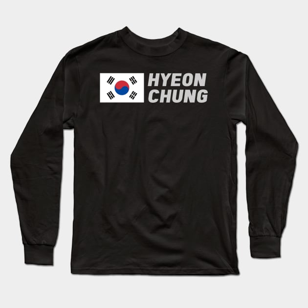 Hyeon Chung Long Sleeve T-Shirt by mapreduce